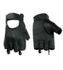 Men's Deer Soft Weatherlite Fingerless Motorcycle Gloves