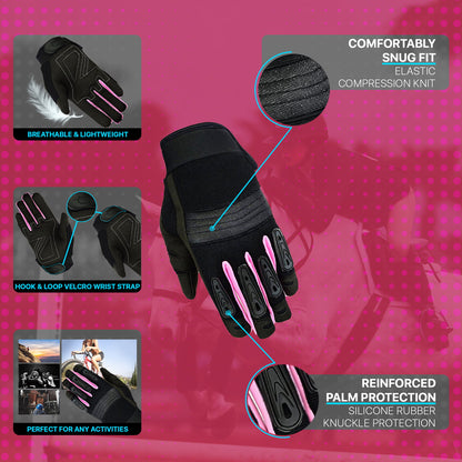 Women's "Air Cooled" No Sweat Knit Extreme Comfort Riding Glove