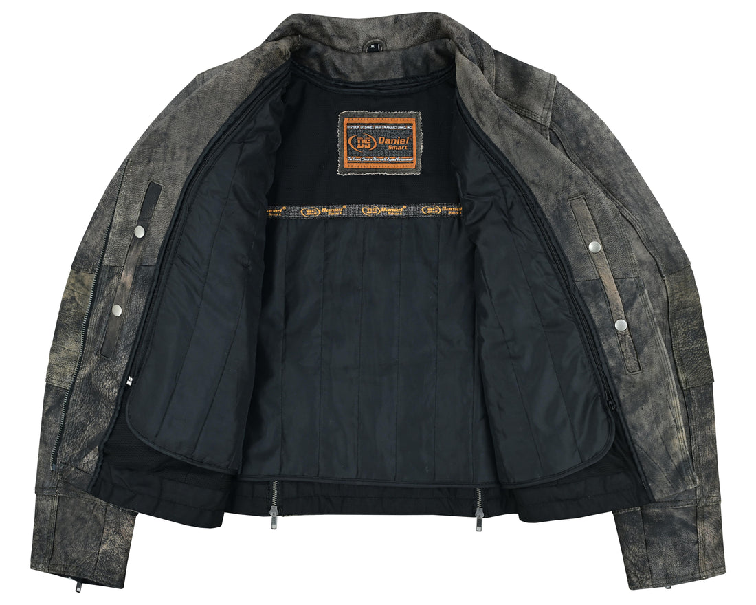 Women's Updated Stylish Antique Brown M/C Jacket