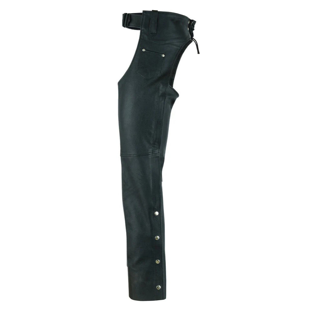 Unisex Basic Coin Pocket Leather Chaps