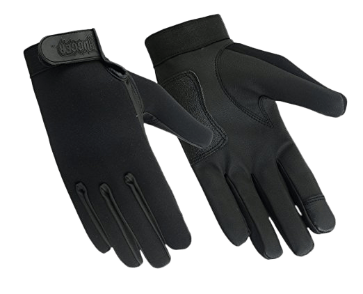 NEW Touch Screen Police Motorcycle Glove with Neoprene Outer Shell