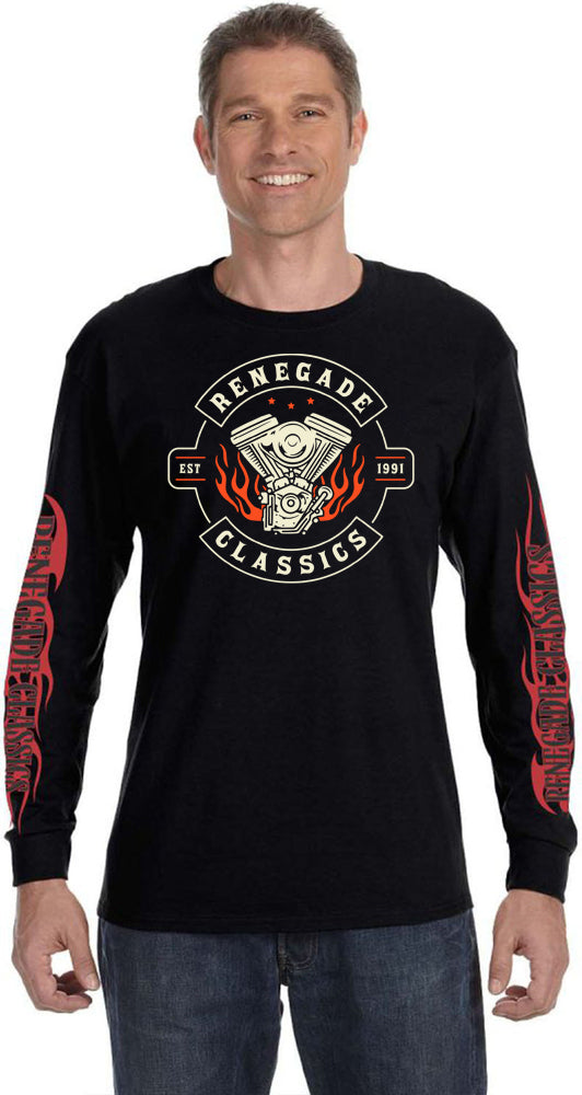 RC Rocker Vintage Men's  Long Sleeve Shirt