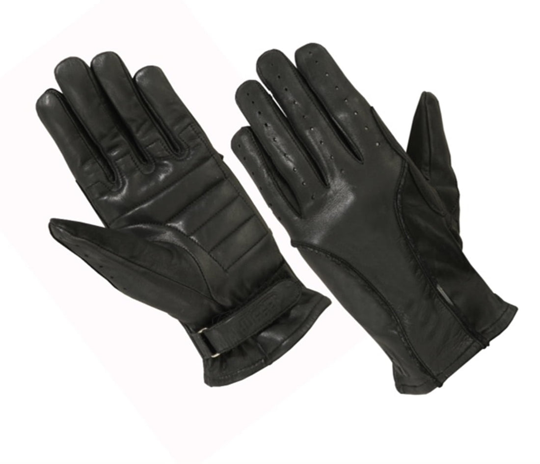 Ladies Unlined Technaline Leather, Perforated Classic Gloves with Padded Palm