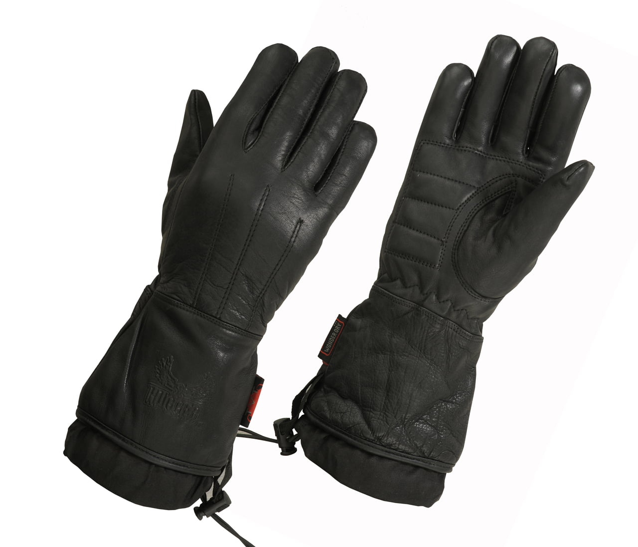 Ladies Lined Leather Classic Gauntlet Gloves