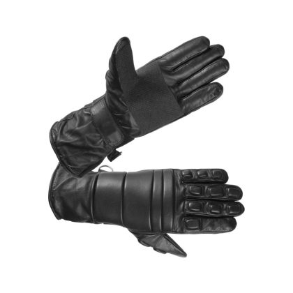 Men's Safety Technaline Leather, Long Riot Gloves, Water Resistant 