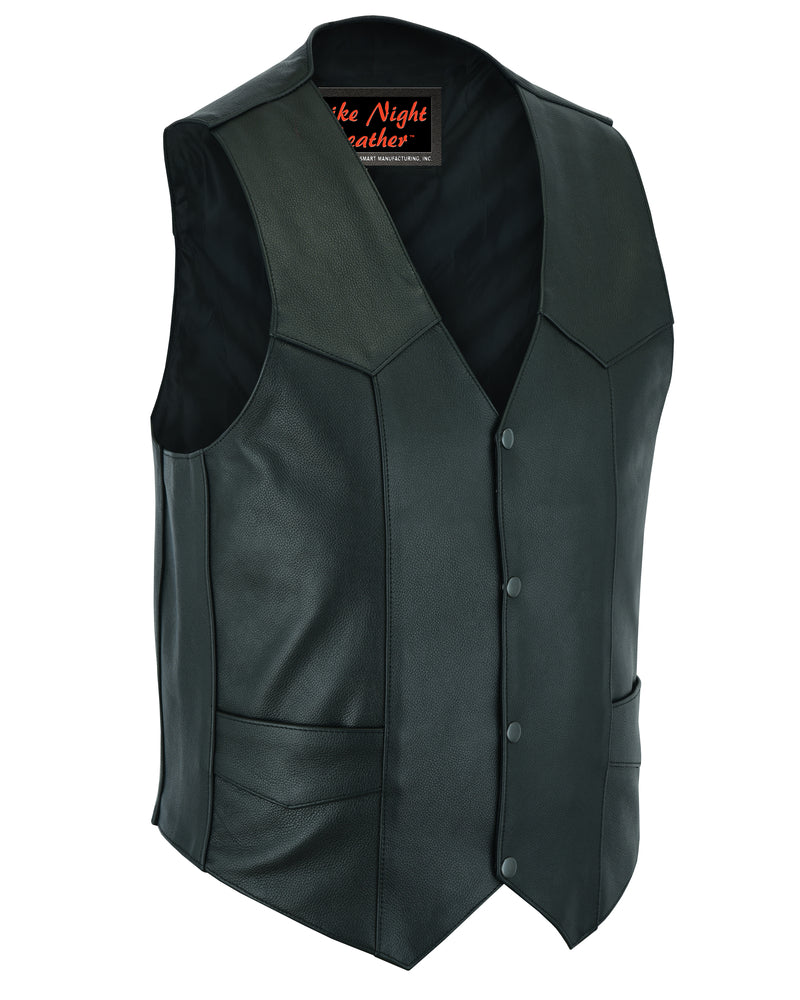 DS104 Men's Plain Side Economy Vest - Hugger Gloves